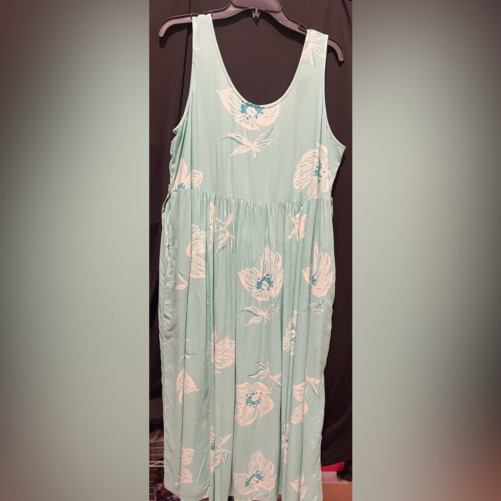 April Cornell Sleeveless Aquamarine Dress